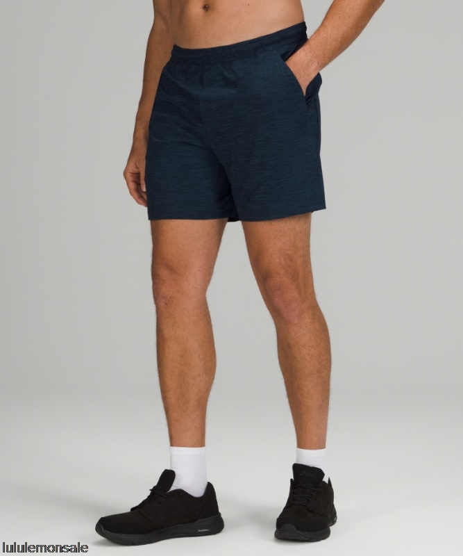 Lululemon Deutschland DELULU856 | Lululemon Deutschland Blue True Navy Pace Breaker Linerless Short 7